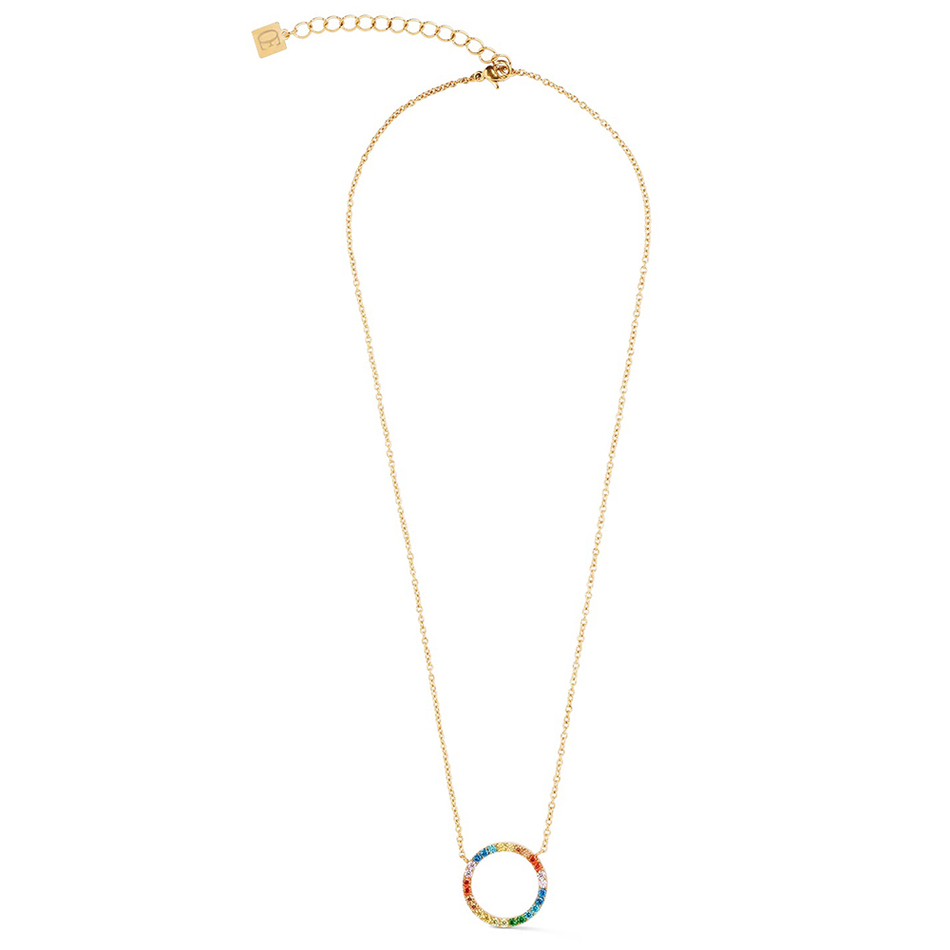 Колье Coeur de Lion Multicolour Gold 2057/10-1516