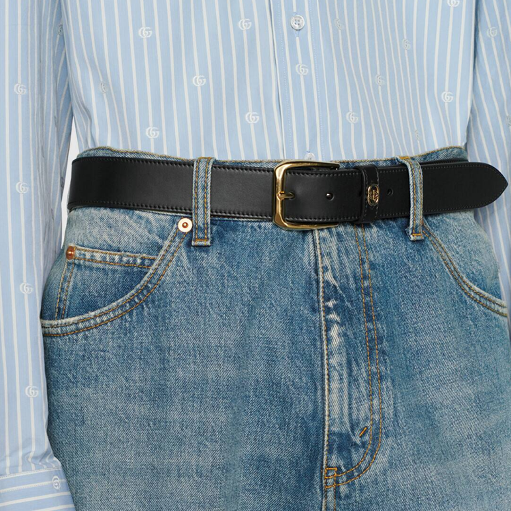 Пояс GUCCI G 3.5cm, 673921-AP00G-1000