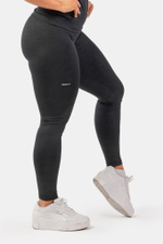 Леггинсы PYTHON SNAKESKIN HIGH-WAIST LEGGINGS 407 Черные