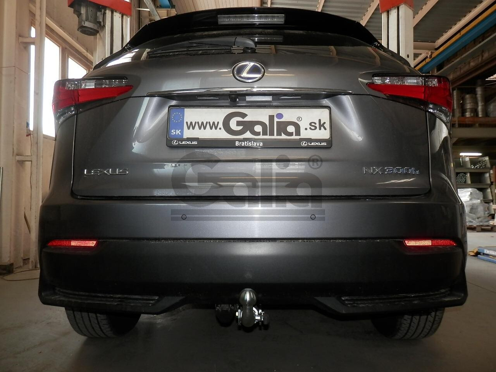 Фаркоп оцинкованный Galia L027A для LEXUS NX 300H, NX 300 2014-(паспорт и сертификат в комплекте)(без электрики)