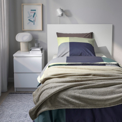 IKEA TRATTVIVA  (ИКЕА ТРАТТВИВА)  -  Покрывало, светло-серо-зеленое, 150x250 см