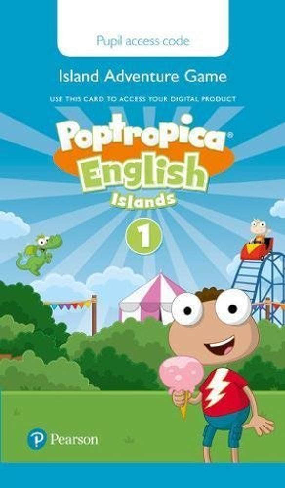 Poptropica English Islands Level 1 Pupil&#39;s Online Game Access Card for Pack