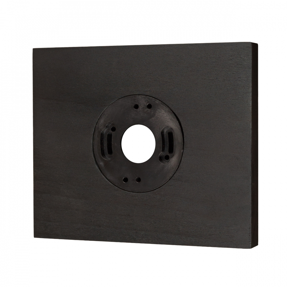 Рамка 1 постовая, скрытый монтаж, Шедель Форест, дерево, цвет угольно-черный BF7-610-119