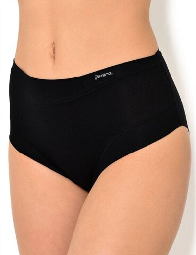 Трусики-слип с высокой линией талии Cotton Band (Размер: XL) (Цвет: черный)