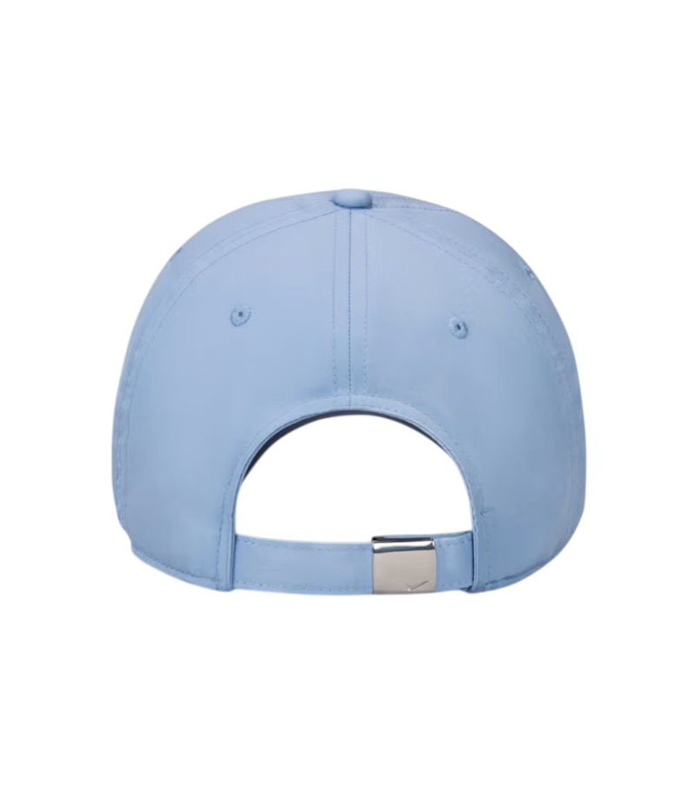 Теннисная кепка Nike Dri-Fit Club Unstructured Metal Swoosh - blue/metallic gold