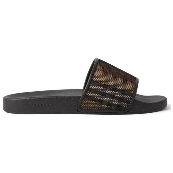 Burberry Checkered Slide 'Brown'