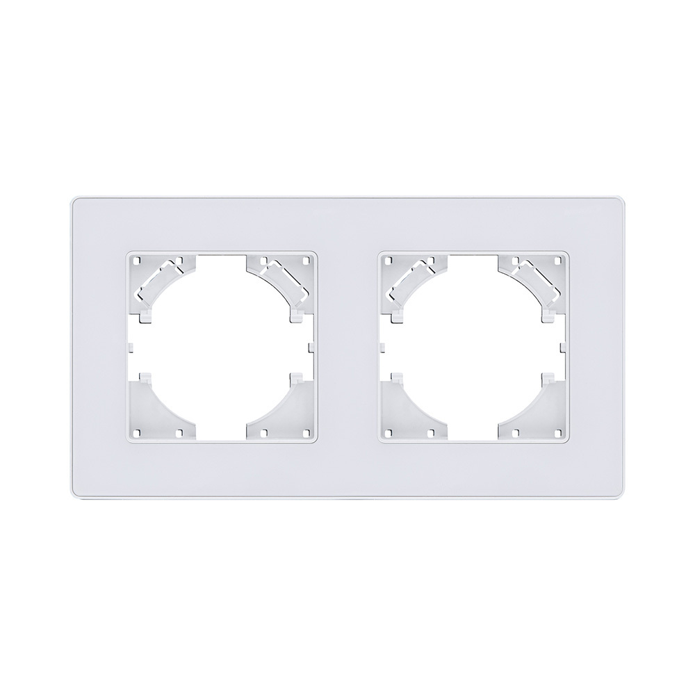 Рамка 2-постовая, белый Kollinger Eleganz Acryl EA2WH