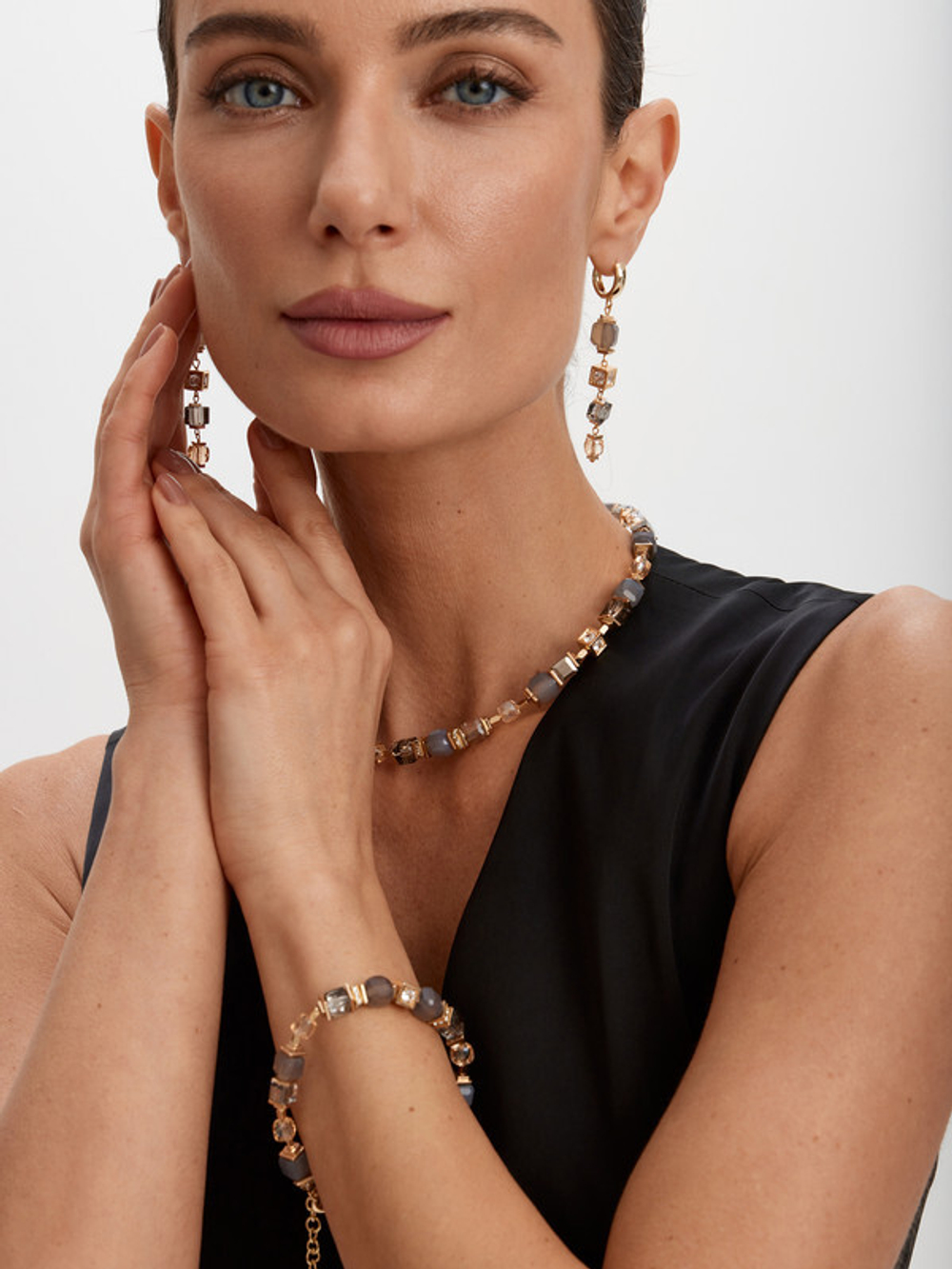 91001820 Серьги Selena Pearls