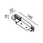 Комплектующие для систем освещения с токоведущими элементами Technical TRA001CB-11B