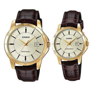 Парные часы Casio Standard: MTP-V004GL-9A и LTP-V004GL-9A