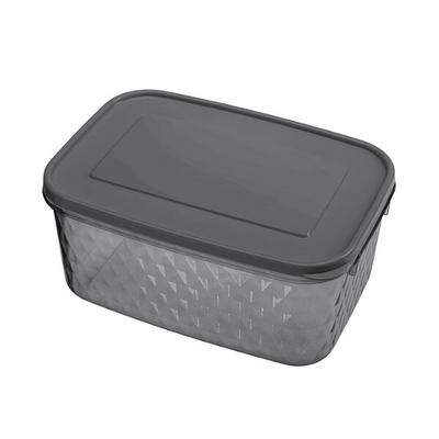 Контейнер для замораживания и хранения продуктов "кристалл" 1,3л (черный)