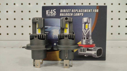 H4 / Комплект светодиодных ламп E4S LED BULB 5500K (2 шт./ комплект) ...