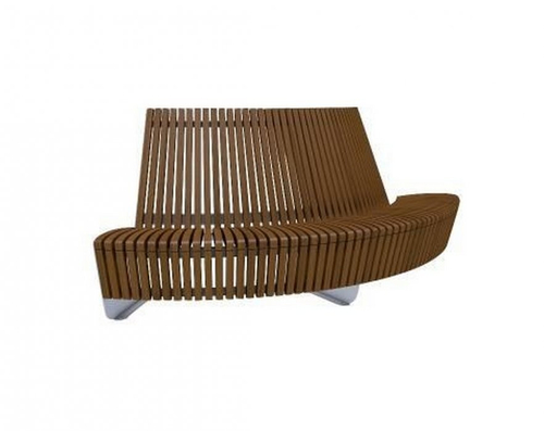 Скамейка стальная вокруг дерева «Авиньон» 15499