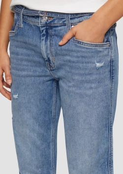 Cropped Jeans Karolin / Regular Fit / Mid Rise / Straight Leg