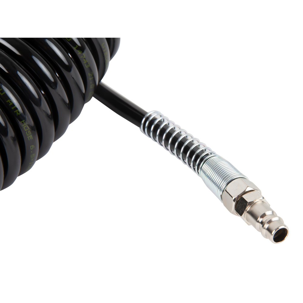 WDK-65758 Шланг пневматический спиральный с БРС, 6.5х10 мм, 8 м