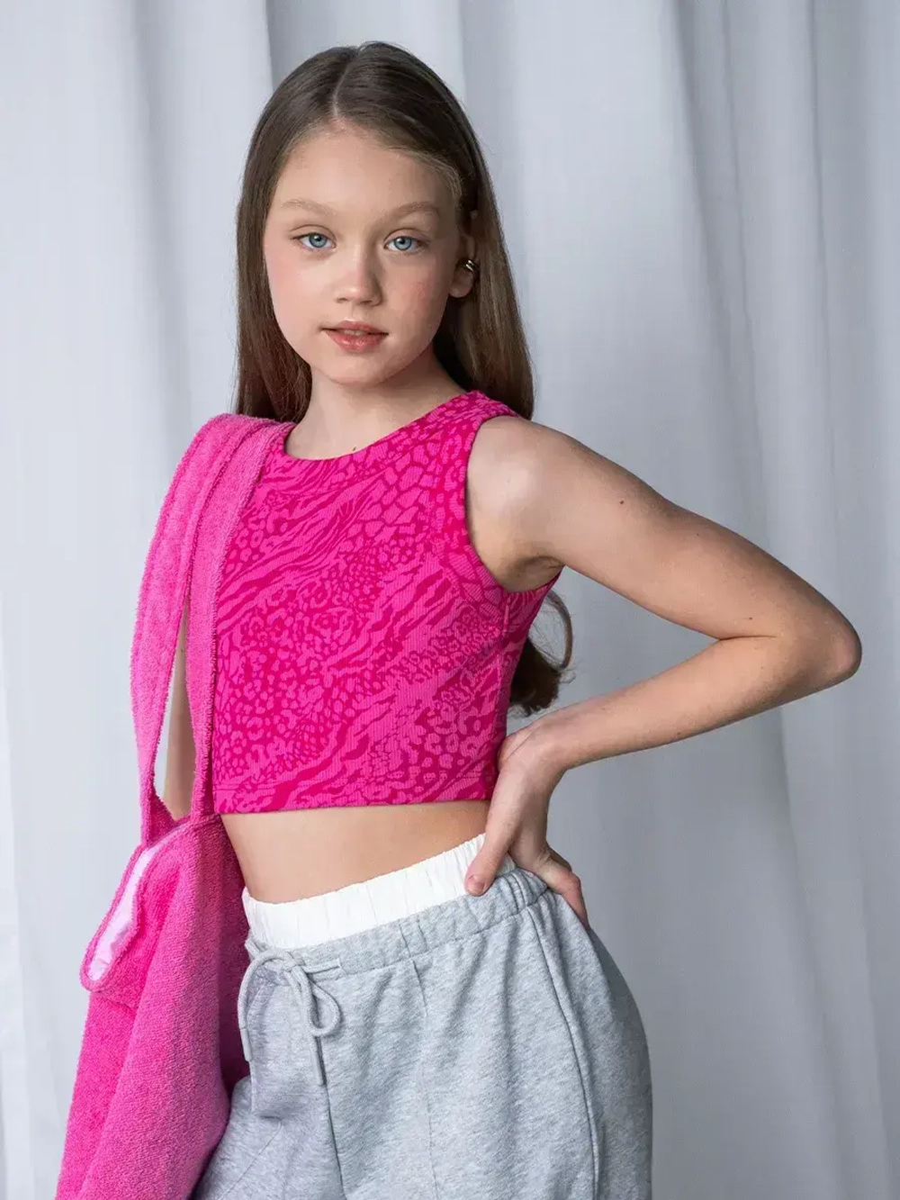 Кроп Топ летний укороченный