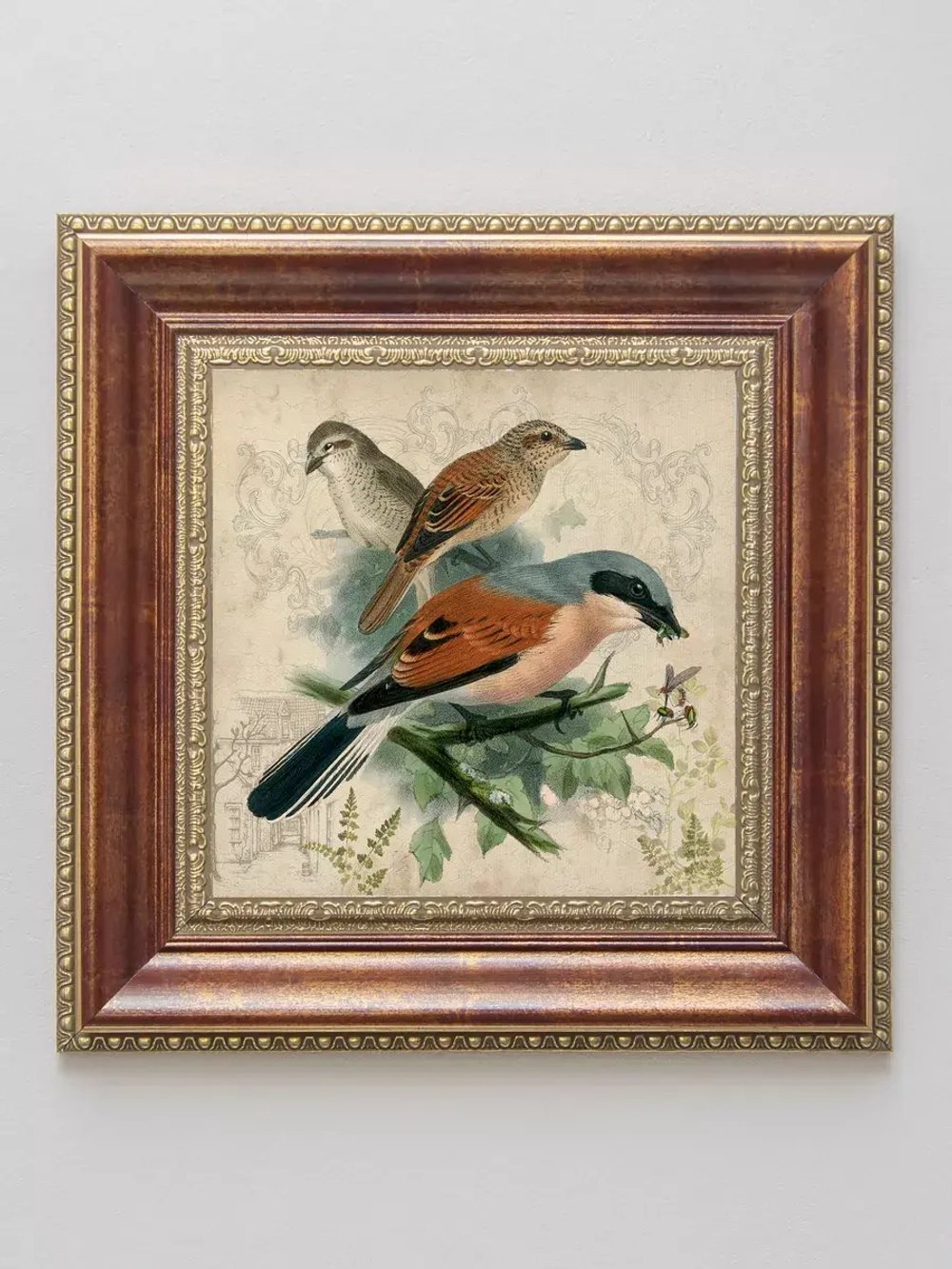 Картина на стену интерьерная на холсте 30х30 см