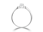 Помолвочное кольцо с бриллиантом