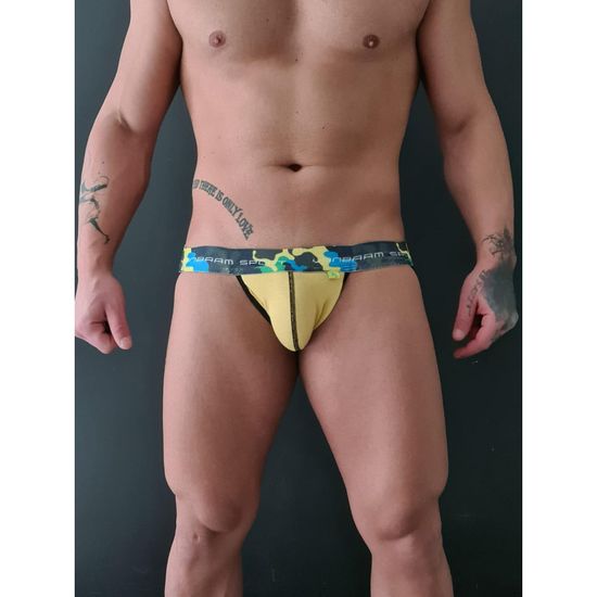 Мужские трусы джоки желтые Van Baam