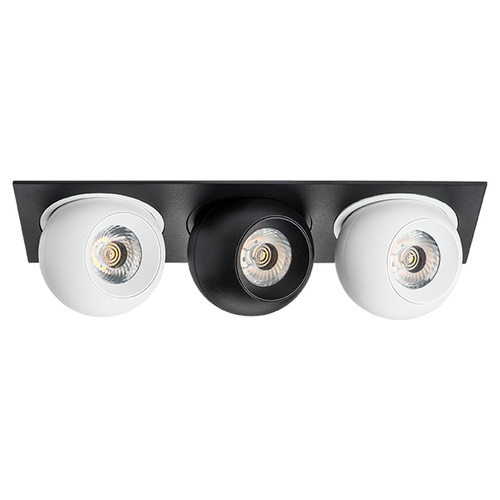 i537647464 Светильник INTERO LED 9W*3 850LM*3 24G ЧЕРНЫЙ/БЕЛЫЙ 4000K (217537+217064+217074+217064)