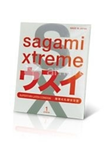 Sagami Xtreme 0.04мм - Презервативы латексные, 1шт.