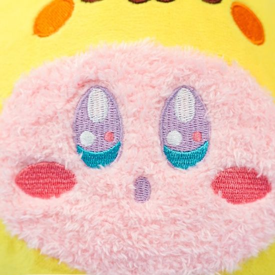 Мягкая игрушка "Кирби в костюме пикачу" желтый, 23см