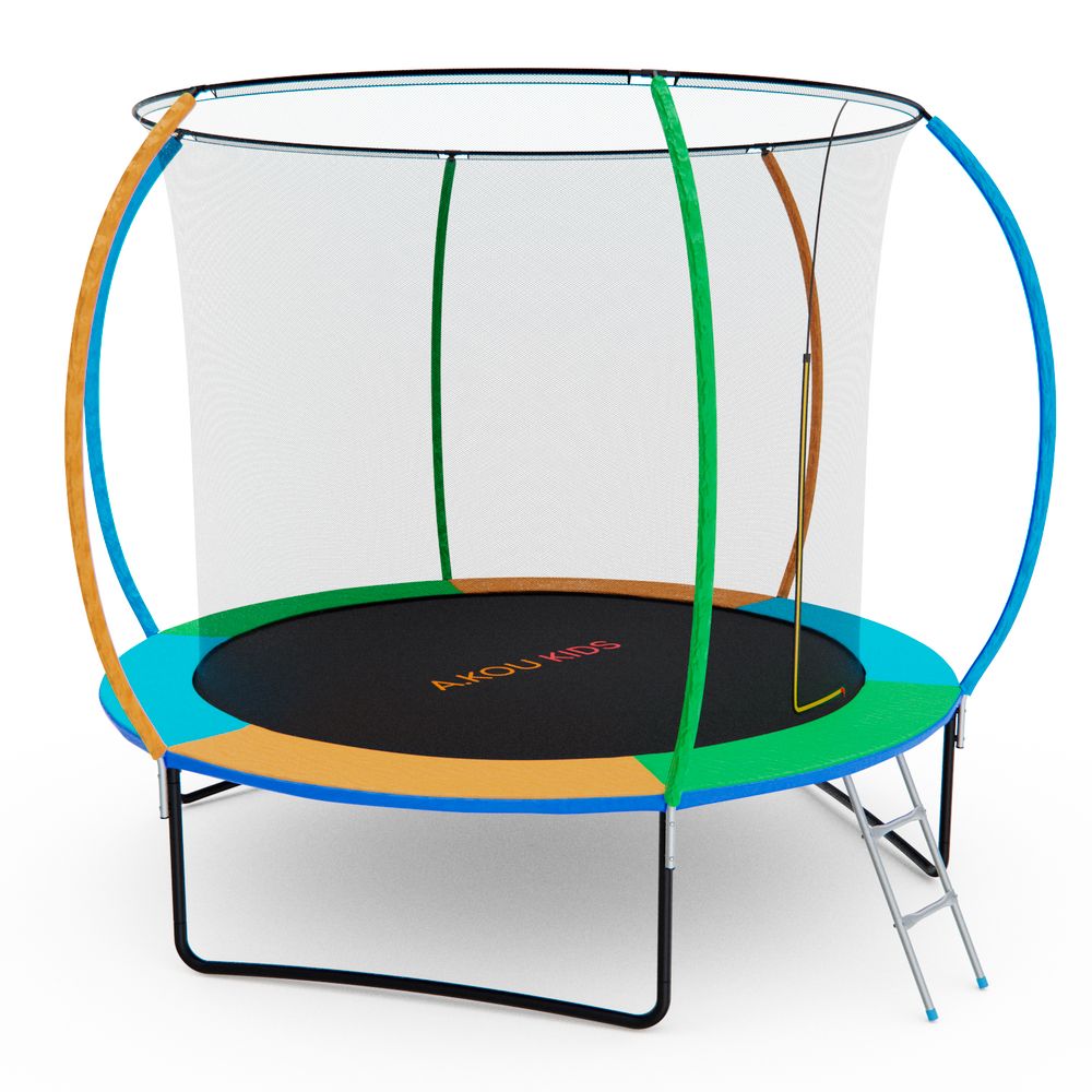 Батут с сеткой DFC A.KOU KIDS 10ft с лестницей