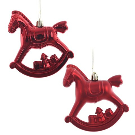 GAEM Набор из 2шт, Украшение новогоднее "Лошадка", L11 W5 H10 см