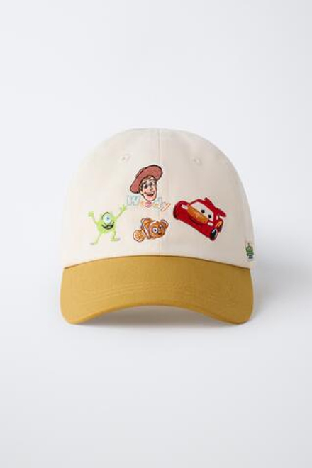 ZARA КЕПКА С ВЫШИВКОЙ © DISNEY PIXAR, ЭКРЮ