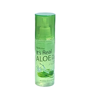 Гель-спрей для лица алоэ Farmstay It's Real Gel Mist Aloe, 120 мл.