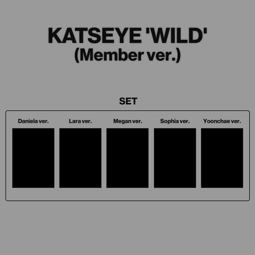 Альбом KATSEYE - WILD (Member ver.)