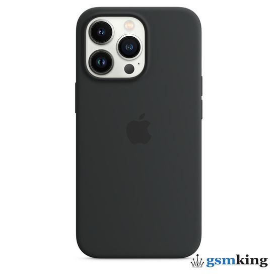 Apple Silicone Case with MagSafe iPhone 13 Pro Midnight «Тёмная ночь» MM2K3ZE/A