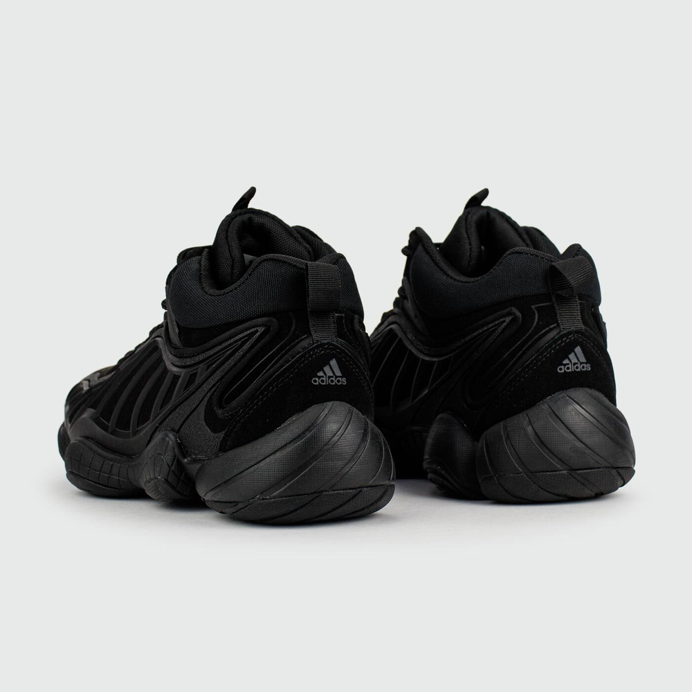 Кроссовки Packer x Adidas FYW Intimidation Black with Fur
