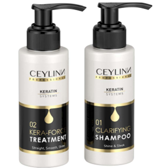 Мини-набор CEYLINN с кератином, 100 мл Х 2