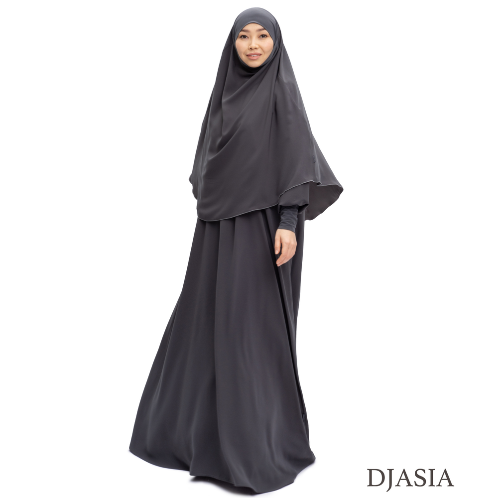 SET: DRESS WITH KHIMAR FROM MEDINA SILK (One size)
