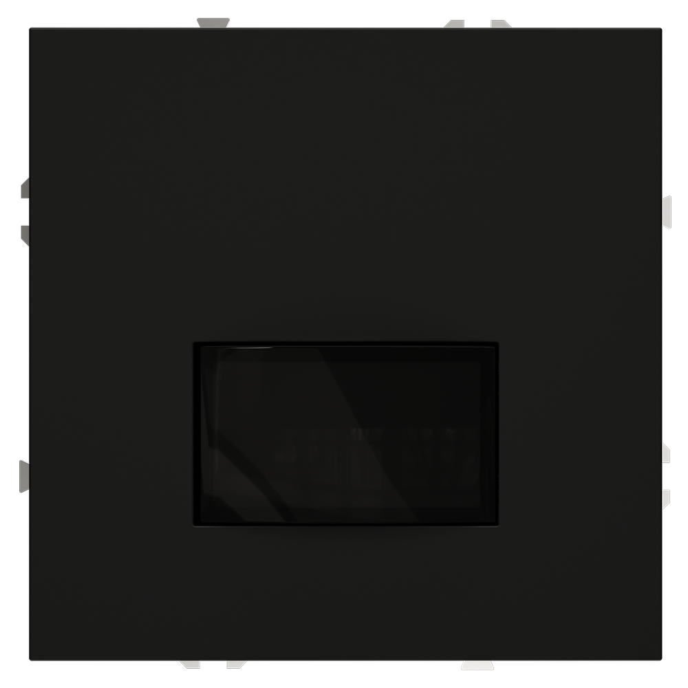 Датчик движения встраиваемый VOLTUM S70, (черный матовый)