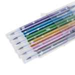 Набор текстовыделителей 6цв. металлизированные, с золотом и серебром