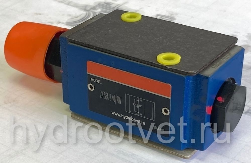 Z2FS6A2-4X/2QV - Дроссель Ду 6 модульного монтажа, в канале А, настройка 2Q = Стандартная