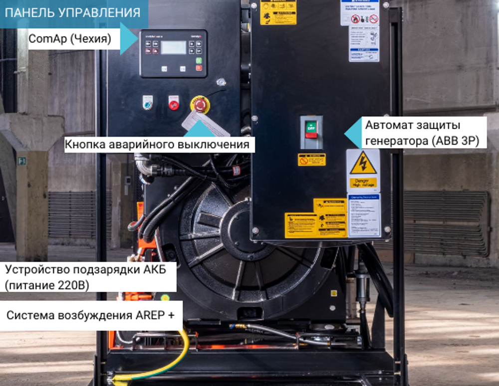 264 кВт Дизельный генератор Energoprom EFS 330/400 A