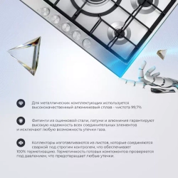 DeLonghi Газовая варочная панель NSL 575 X RUS