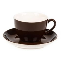 Чайная пара 300 мл коричневая d 10,2 см h7,2 см   (Бариста) P.L. Proff Cuisine [6]