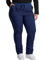 Брюки медицинские женские Dickies DK080 на резинке с кулиской, темно-синий, 44