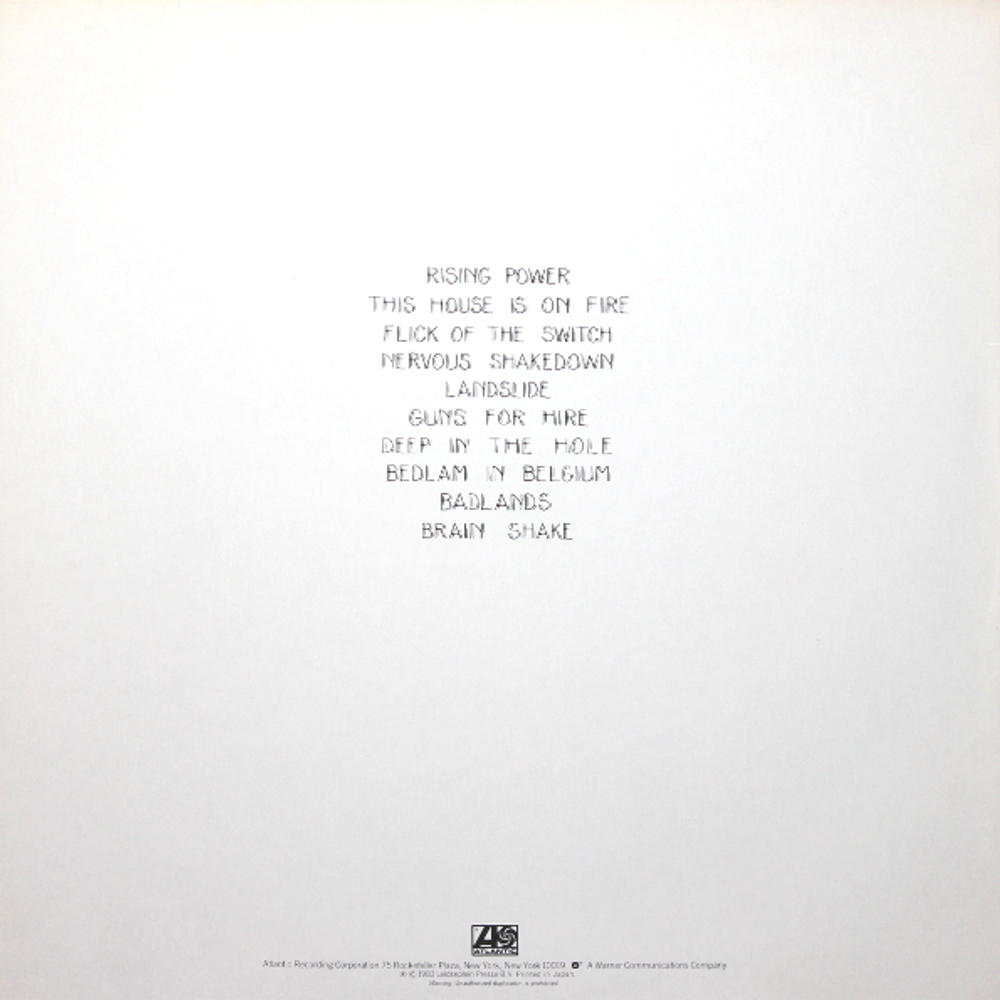 AC/DC / Flick Of The Switch (LP)
