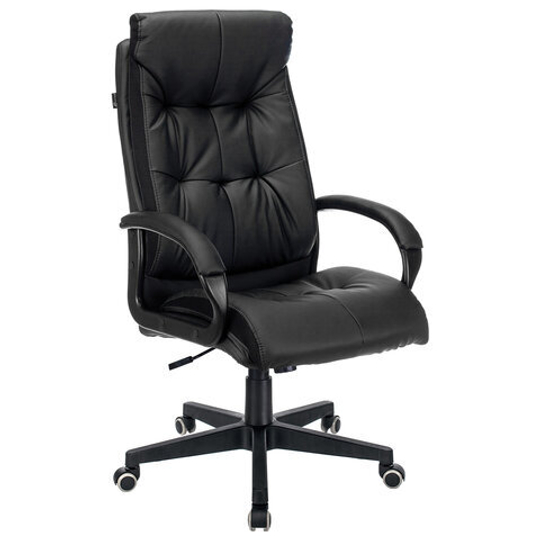 Кресло офисное CH-824, экокожа, черное, 1079045