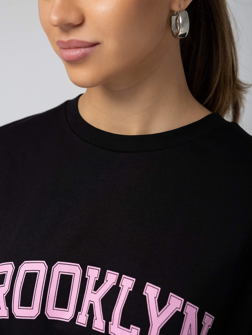 Футболка оверсайз с принтом Brooklyn