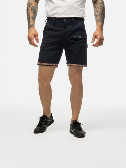 Шорты Карго Варгградъ ПРЕМИУМ мужские «Тёмно-Синий» Рипстоп