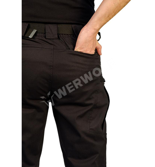 Брюки тактические "Expert" цвет чёрный Рип-стоп (WOLF)430-003