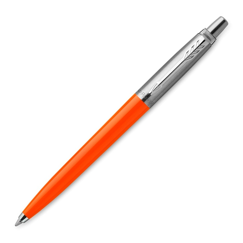 Шариковая ручка Parker Jotter Originals Orange Chrome CT, стержень: Mblue в подарочной упаковке