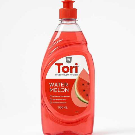 Гель для посуды TORI Water-Melon 900 мл