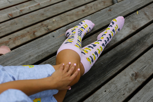 Гольфы с принтом Утки